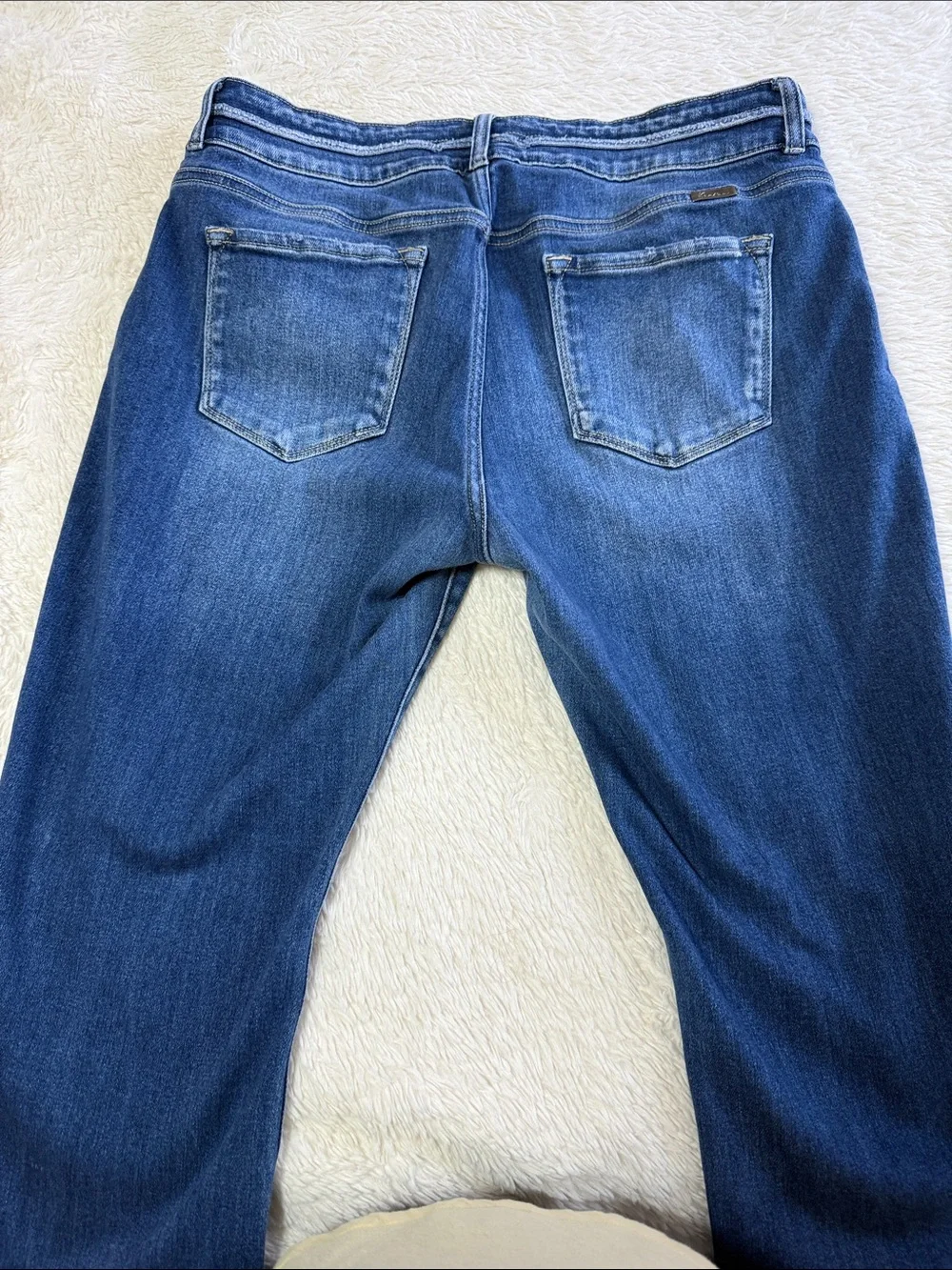 KanCan Medium Blue High-Rise Double-Waist Skinny Jeans